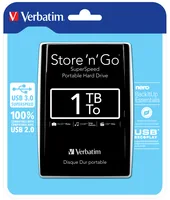 Verbatim Store 'n' Go external hard drive 5400 RPM 2.5"