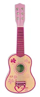 Bontempi Musikinstrument Holz-Gitarre 55 cm Pink Stickers - Produkttyp: Gitarre - Altersempfehlung ab: 3 Jahren - Eigenschaften: Keine Eigenschaft - Zertifikate: Keine Zertifizierung