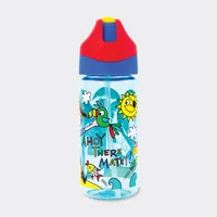 Rachel Ellen Trinkflasche Pirat 350 ml, Rot - Material: Kunststoff - Eigenschaften: Keine Eigenschaft - Zertifikate: Keine Zertifizierung - Spülmaschinenfest: Nein - Volumen: 350 ml - Farbe: Rot