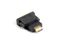 Lanberg AD-0014-BK cable gender changer HDMI DVI-D (F) (24 + 5) Black