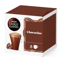Nescafé Dolce Gusto Chococino 8 Portionen - Entkoffeiniert: Nein - Produktionsland: Deutschland - Packungsgrösse: 8 Stück - Geschmacksrichtung: Schokolade - Getränkeart: Heisses Wasser - Kaffeeart: NESCAFÉ Dolce Gusto