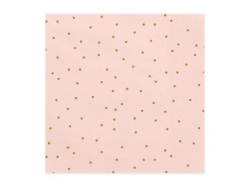 PartyDeco SP33-23-081J paper napkins Gold, Pink 20 pc(s)