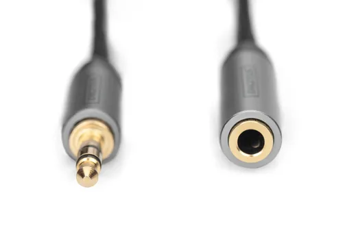 DIGITUS Audio Verlängerung 3,5mm Klinke SteckerBuchse 1,8M