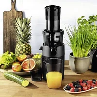 Gastroback Saftpresse Slowjuicer Vita Fresh Schwarz - Materialtyp: Kunststoff - Material: Tritan - Ausstattung: Edelstahl-Sieb - Einfüllschale - Entsafter - Reinigungsbürste - Saftbehälter - Überhitzungsschutz - Detailfarbe: Schwarz - Gerätetyp: Saftpress