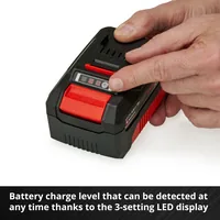Power-X-Change Starter-Kit A1, 18Volt 4Ah (schwarz/rot, Akku + Ladegerät)