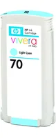 HP 70 130-ml Light Cyan DesignJet Ink Cartridge testina stampante Getto termico d'inchiostro