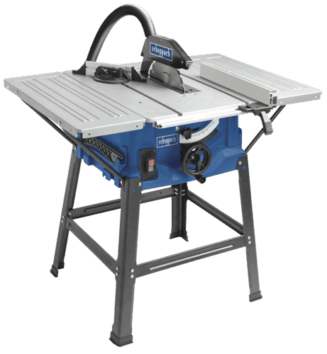 Scheppach Tischkreissäge HS100S - Ausstattung: Ohne Zubehör - Für Material: Holz - Set: Nein - Produktkategorie: Tischkreissäge - Werkzeugaufnahme: Spindelarretierung - Akkusystem: Netzbetrieb (kein Akku)