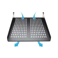 2U 22IN FIXED RACK MOUNT SHELF .