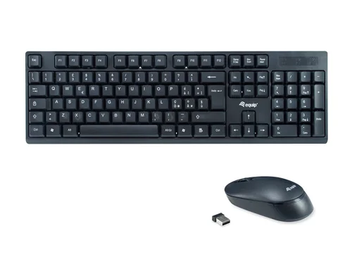Equip Kombi Wireless TastaturMaus IT schwarz