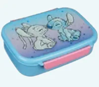 Scooli Lunchbox Lilo und Stitch Hellblau - Materialtyp: Kunststoff - Unterteilungsmöglichkeit: Ja - Material: Kunststoff - Set: Nein - Motiv: Stitch - Anwender: Kinder