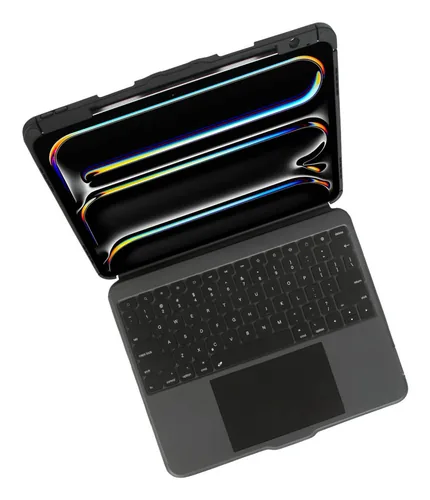 TARGUS Versavu - Tastatur und Folio mit Trackpad - kabellos - Bluetooth 5.0 - QWERTY - GB - Schwarz