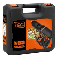 Black & Decker BDCDC18KB-QW drill Keyless Black, Orange