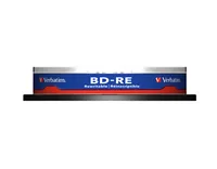 Verbatim BD-RE SL 25GB 2x 10 Pack Spindle 25 Go 10 pièce(s)