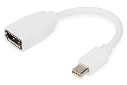 Digitus DB-340405-001-W DisplayPort cable 0,15 m Mini DisplayPort Weiß