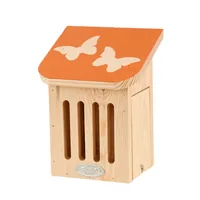 Esschert Design Schmetterlingshaus, Orange - Tierart: Insekten - Produkttyp: Insektenhotel - Gartentier: Schmetterling