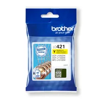 Brother LC-421Y Druckerpatrone 1 Stück(e) Original Gelb