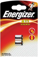 Energizer Batterie Alkaline A11 , 2 Stück - Gewicht: 4.7 g - Verpackungseinheit: 2 Stück - Chemisches System: Alkali Mangan - Batterietyp Bauform: A11 / E11A - Anwendung: Spezialbatterien - Spannung: 6 V