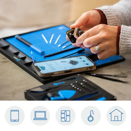 iFixit FixMat (blau/schwarz, für professionelle Elektronik-Reparaturen)