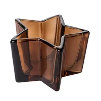 CHALET Sternenschale 10.5 cm, Braun - Materialtyp: Glas - Material: Glas - Produkttyp: Schale - Detailfarbe: Braun