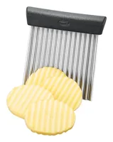 GEFU RIFFL slicer Manual Black, Silver Plastic, Stainless steel