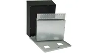 WEDO Wandascher Compact Schwarz - Materialtyp: Metall - Material: Stahl - Anzahl Behälter: 1 - Detailfarbe: Schwarz