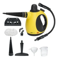 Clatronic DR 3653 gelb-schwarz Dampfreiniger 9 fach Zubehör