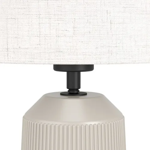 EGLO Leuchten Tischleuchte CAPALBIO beige exkl. E27 1x40W - Betriebsart: Netzbetrieb - Lampensockel: E27 - Farbtemperatur Kelvin: Je nach Leuchtmittel - Zusätzliche Ausstattung: Keine - Gesamtleistung: 40 W - Dimmbar: nicht dimmbar