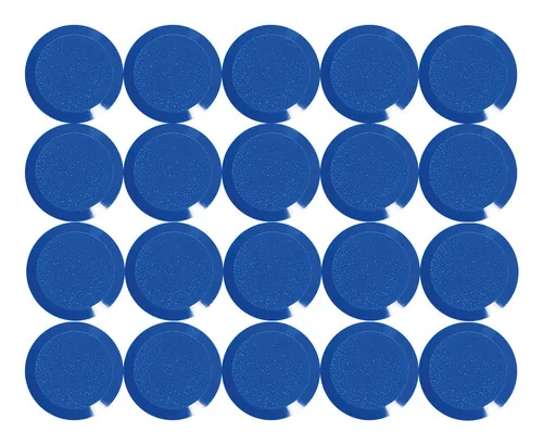 Maul Haftmagnet MAULpro Pro 20 x Ø 15 mm Blau, 20 Stück - Detailfarbe: Blau - Verpackungseinheit: 20 Stück - Haftkraft: Leicht haftend