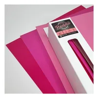 Chemica Aufbügelfolie Flex 30 x 50 cm, 3er Set, Rosa - Geeignet für Drucker: Nein - Detailfarbe: Rosa - Aussenanwendung: Nein - Selbstklebend: Nein - Aufbügelbar: Ja - Folientyp: Aufbügelfolie Flex