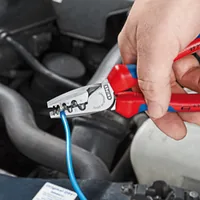 Knipex Crimpzange 180 mm für Aderendhülsen - Typ: Crimpzange - Länge: 180 mm