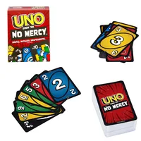 Mattel Spiele Kartenspiel UNO No Mercy - Sprache: Italienisch - Französisch - Englisch - Deutsch - Spanisch - Kategorie: Kartenspiel - Familienspiel - Altersempfehlung ab: 7 Jahren - Spieldauer: 15 min - Min. Anzahl Spieler: 2 - Max. Anzahl Spieler: 6