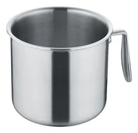 Berndes Milchtopf poliert 14 cm - Material: Edelstahl - Topfart: Milchtopf - Kompatible Kochfelder: Backofen - Glaskeramik - Gas - Induktion - Elektro - Antihaftbeschichtung: Nein - Detailfarbe: Silber - Spülmaschinenfest: Nein
