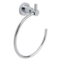 tesa Loxx Handtuchring Silber - Befestigung: Kleben - Farbe: Silber - Material: Metall