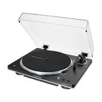 Audio-Technica Plattenspieler AT-LP70XBTBS Schwarz - Detailfarbe: Schwarz - Plattenspieler Antriebsart: Riemenantrieb - Platte Geschwindigkeit: 45 U/min - 33? U/min - Tonabnehmer: Dabei - Tonarm: J-Form - Anwender: Heimanwender