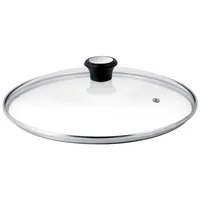 Tefal Pfannendeckel 32 cm, Transparent - Materialtyp: Glas - Material: Glas - Detailfarbe: Transparent - Durchmesser: 32 cm