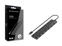 Conceptronic HUBBIES08B 7-Port USB 2.0 Hub, USB-A to 7 x USB-A, 480Mbps, USB Powered, 90cm Cable