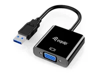 Equip Adapter USB-A3.0->VGA HD15 1920x1080 60Hz 0.15m PVC