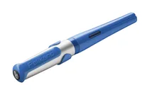 Pelikan Füllfederhalter Pelikano M Blau, Rechtshänder - Strichstärke: Medium (M) - Set: Nein - Bedienungsseite Stift: Rechtshänder - Ergnonomisch Schreiben: Ja - Anwender: Kinder - Schüler - Schriftfarbe: Königsblau