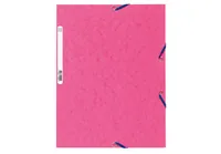 Exacompta Gummibandmappe A4 Rosa, 250 Blatt - Typ: Gummibandmappe - Ausstattung: Gummiband - Detailfarbe: Rosa - Material: Karton