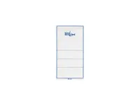 Buroline 660746 non-adhesive label 50 pc(s) White Rectangle