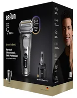 Braun Herrenrasierer Series 9 Pro+ 9675cc - Typ: Elektrorasierer - Rasierart: Nass und Trocken - Körperbereich: Gesicht - Reinigungsstation: Ja - Anwender: Herren