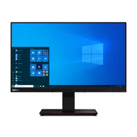 Lenovo ThinkVision T24t-20 écran plat de PC 60,5 cm (23.8") 1920 x 1080 pixels Full HD LED Écran tactile Capacité Noir