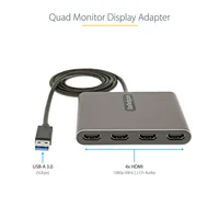 USB 3.0 TO 4 HDMI ADAPTER .