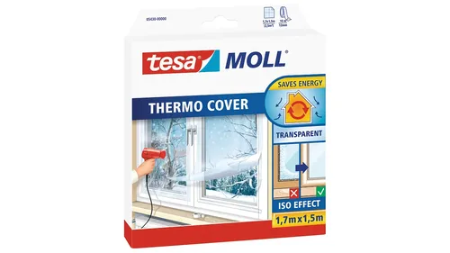 tesa Fensterisolierfolie tesamoll® Thermo Cover transparent 1,5 x 1,7 m