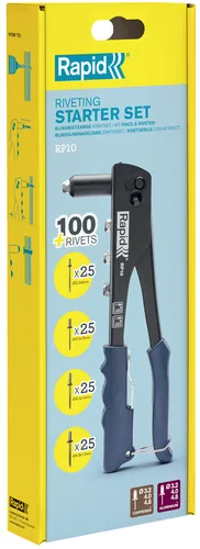 Rapid Blindnietzange RP10 + 100 Nieten - 