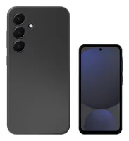 4smarts Back Cover Silicone Case Cupertino für Samsung Galaxy A36 5G - Grundfarbe: Schwarz - Fallsicher: Ja - Kompatible Hersteller: Samsung - Detailfarbe: Schwarz - Mobiltelefon Kompatibilität: Galaxy A36 5G - Material: Silikon - Mikrofaser