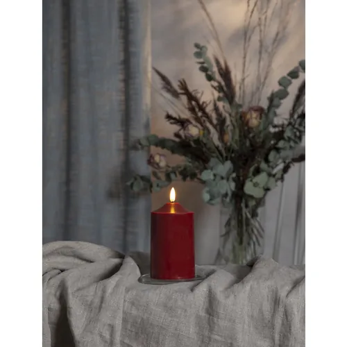 STAR TRADING LED Kerze Flamme 15cm 12.063-53 rot