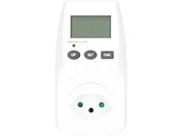 Max Hauri Energie-Messgerät EMR-1 220-240 V, max. 2300W - Typ: Energiemessgerät - Befestigung: Zwischenstecker - Messgrössen: Spannung - Leistung - Strom - Frequenz - Schnittstellen: Keine - Funktionen: Energiekostenberechnung - Anzeigen - Energieeffizien