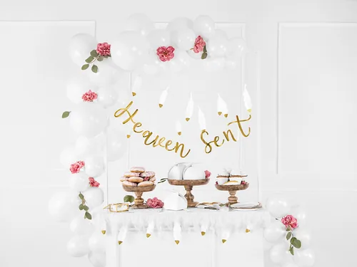 Partydeco Einwegteller mit Goldrand 18.5 cm, 6 Stück, Weiss - Produkttyp: Einwegteller - Materialtyp: Papier - Material: Pappe - Detailfarbe: Weiss - Verpackungseinheit: 6 Stück