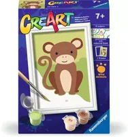 Ravensburger Malen nach Zahlen CreArt Wild Monkey - Altersempfehlung ab: 7 Jahren - Motiv: Affe